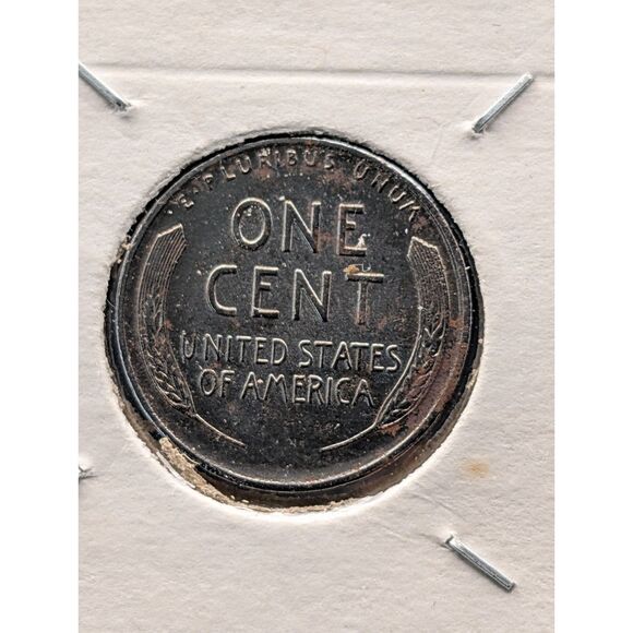 1943 Steel Lincoln Wheat Penny WWII Issue - Picture 2 of 2